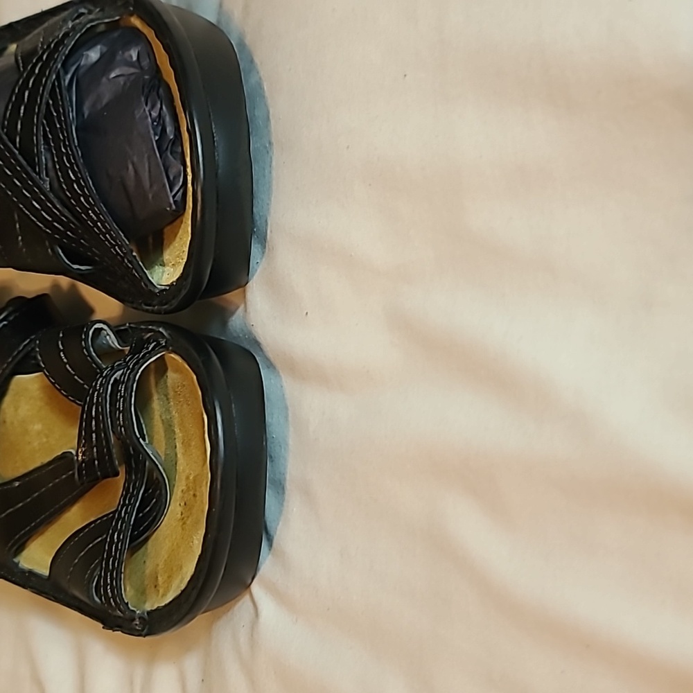 Naot Paris Black Leather Sandals Women's 10 / 41 - Picture 5 of 7